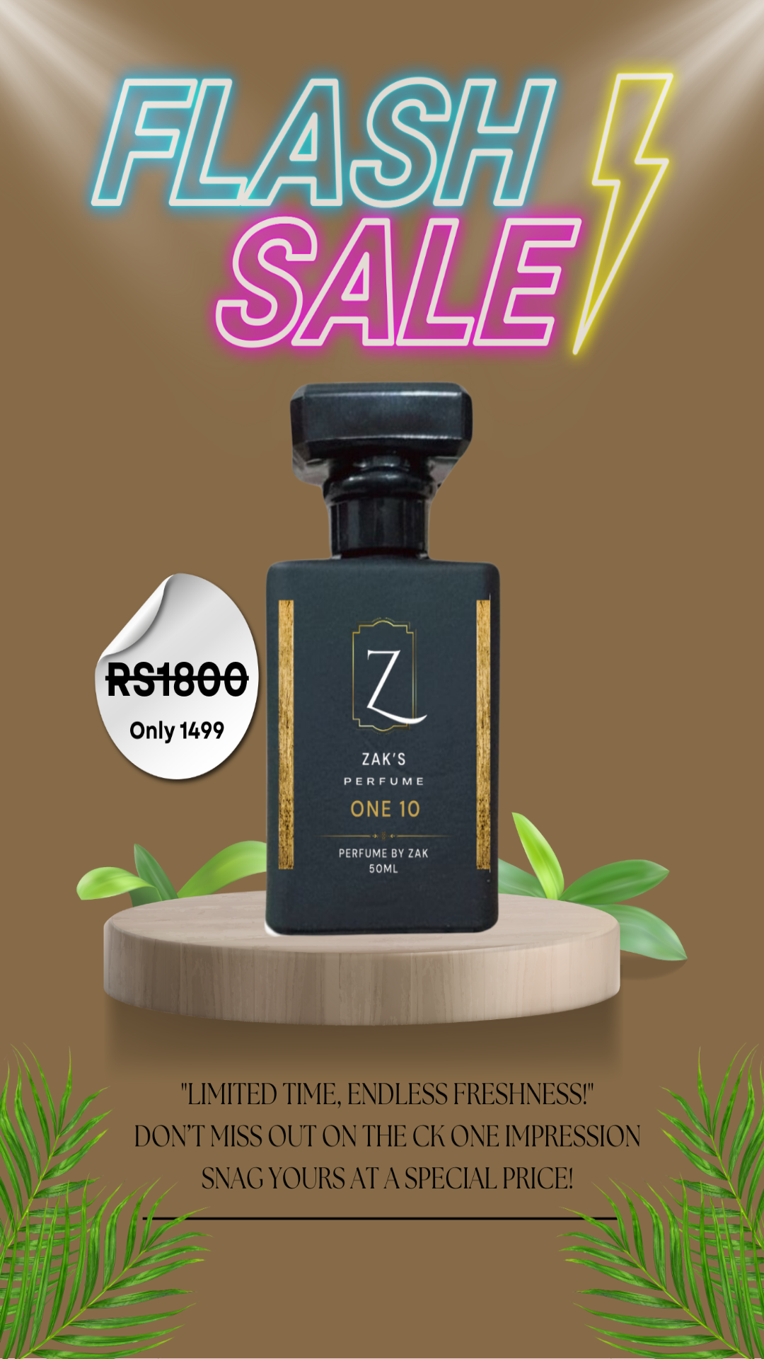 One-10 (Inspired By CK-ONE Fresh Citrus & Floral - Unisex Elegance)